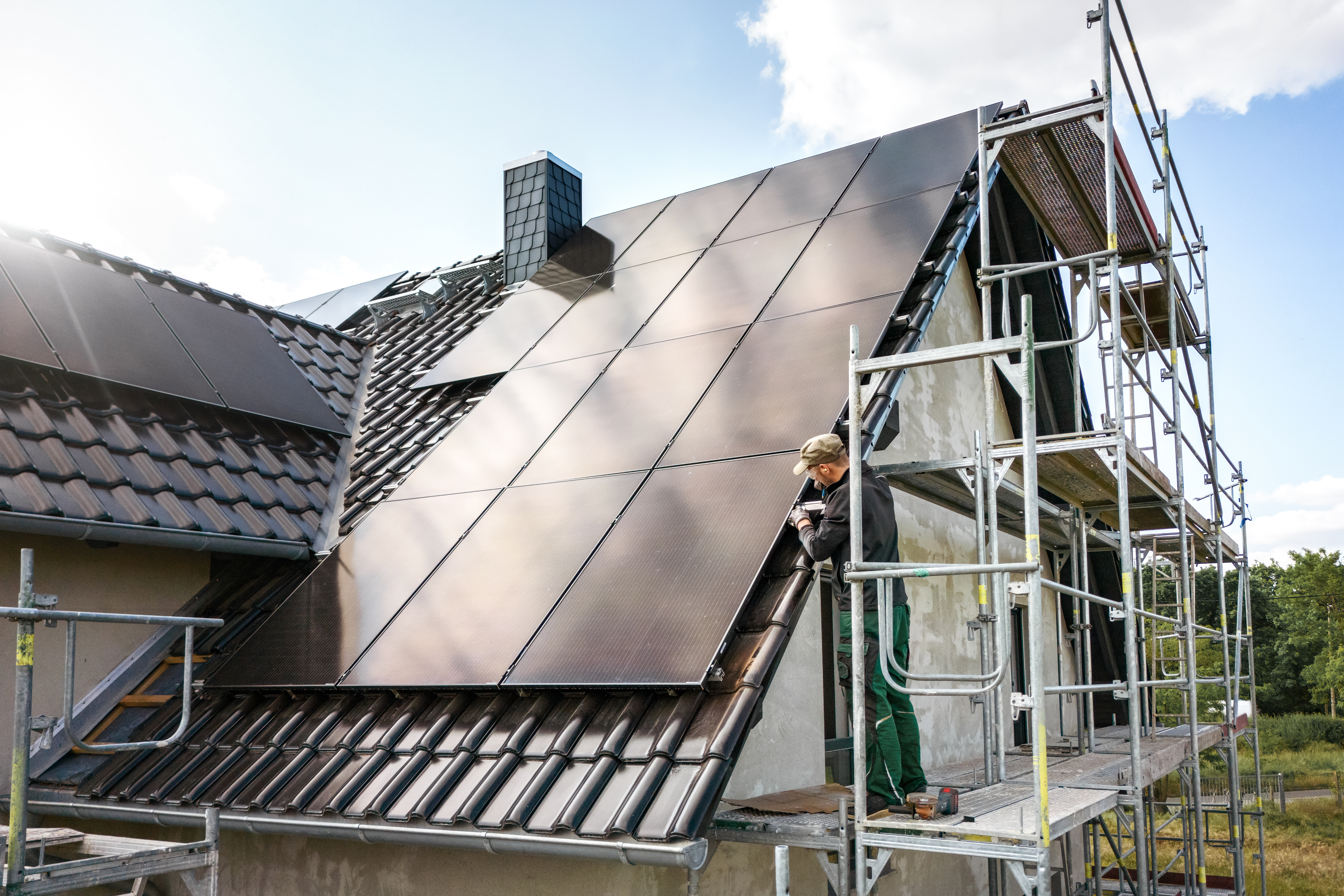 Stromspeicher Installation